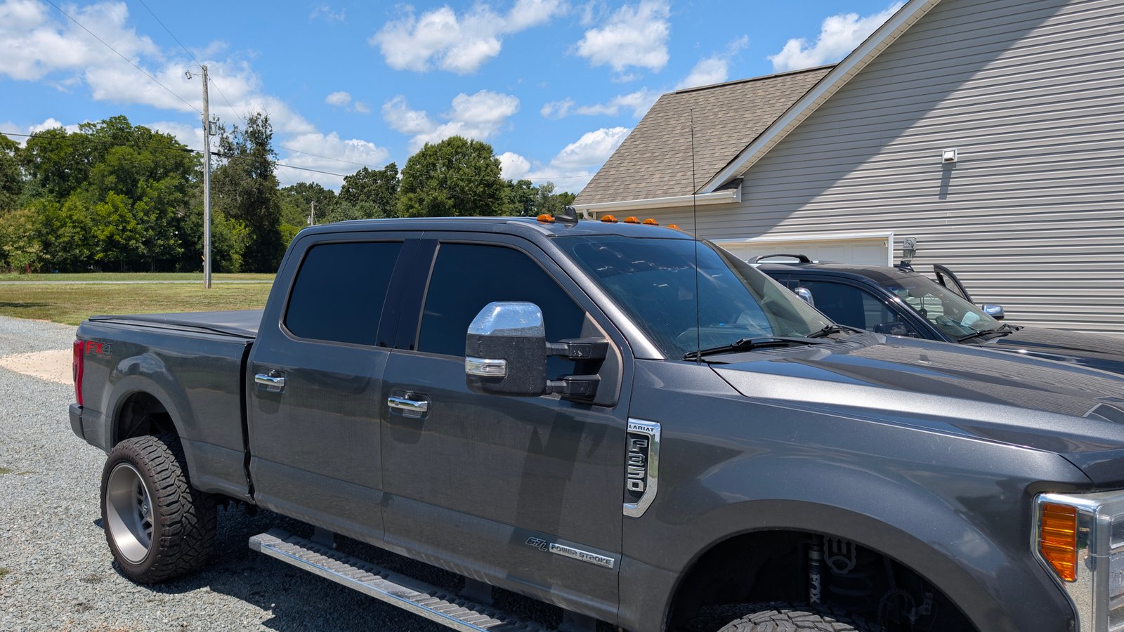 Ford F-350 Lariat — Carbon 20% · Milton FL — window tint by Elite Window Tinting